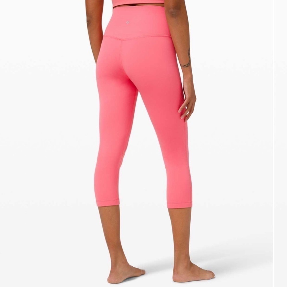 Lululemon Align High Rise Crop Leggings Guava Pink Nwt 8 - Picture 2 of 9